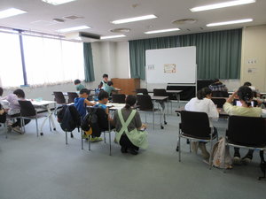 本館宿題教室の様子